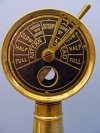Brass Engine Order Telegraph Cigar Cutter From R.M.S. Megantic, closeup view